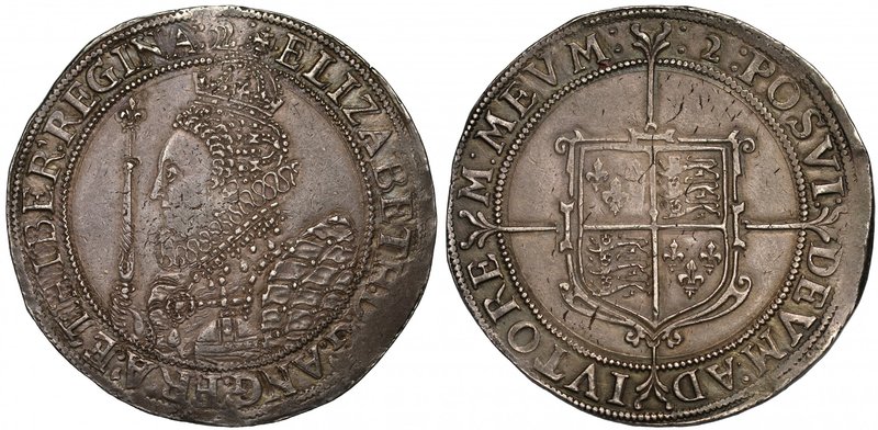 Extremely Rare Mint Mark 2 (1602) Silver Crown of Queen Elizabeth I

Elizabeth...