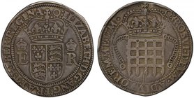 Rare Portcullis Money Four Testerns of Queen Elizabeth I

Elizabeth I (1558-1603), silver Four Testerns, trade coinage "Portcullis Money", crowned q...