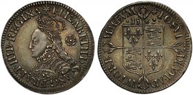 Pleasing Example of the 1562 Milled Sixpence of Queen Elizabeth I

Elizabeth I (1558-1603), silver Sixpence, 1562, milled issue by E. Mestrelle, ela...