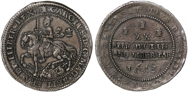 Spectacular Oxford Mint Charles I Silver Pound of 1643

Charles I (1625-49), s...