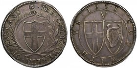 Very Rare and Broadly Struck Commonwealth Silver Crown of the Second Date of Denomination

Commonwealth (1649-60), silver Crown, 1651, English shiel...