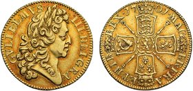 The Impressive “Fine Work” gold Guinea of King William III, the Rarest Denomination of Type

William III (1694-1702), gold Guinea, 1701, fine work s...