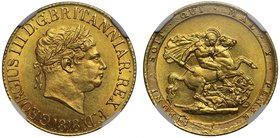 g Rare Ascending Colon Rarity of the George III 1818 Gold Sovereign

George III (1760-1820), gold Sovereign, 1818, ascending colon in legend, first ...