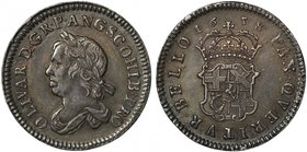 Very Rare “Dutch Version” of the Oliver Cromwell Silver Sixpence Dated 1658

Oliver Cromwell (d.1658), silver "Dutch" Sixpence, 1658, engraved after...