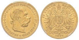 Austria, Franz Joseph, 1848-1916
20 Couronnes, 1894, AU 6.77 g. 
Ref : Fr. 504, KM#2806
PCGS AU58