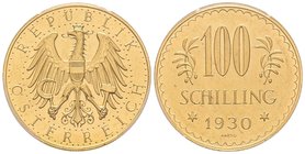 Austria, République 1918-
100 Schilling, 1930, AU 23.52 g.
Ref : Fr. 520, KM#2842
PCGS PL62