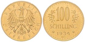 Austria, République 1918-
100 Schilling, 1934, AU 23.52 g.
Ref : Fr. 520, KM#2842
PCGS PL62