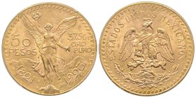 Mexico, 50 Pesos, 1923, AU 41.66 g. 900‰
Ref : KM#481, Fr.172
PCGS MS63