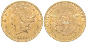 20 Dollars, Philadelphie, 1895, AU 33.43 g. 
Ref : KM#74.3, Fr.177 
PCGS MS61