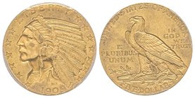 5 Dollars, 1909, AU 8.35 g.
Ref : KM#129, Fr.148
PCGS AU58
