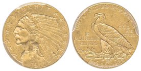 2.5 Dollars, Philadelphie, 1911, AU 4.18 g.
Ref : Fr. 120, KM#72 
PCGS AU55