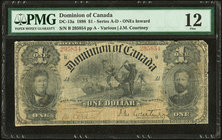 Canada Dominion of Canada $1 31.3.1898 DC-13a PMG Fine 12. Trimmed.

HID09801242017