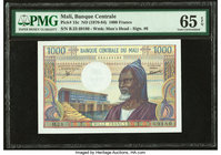Mali Banque Centrale du Mali 1000 Francs ND (1970-84) Pick 13c PMG Gem Uncirculated 65 EPQ. 

HID09801242017