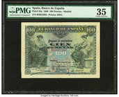 Spain Banco de Espana 100 Pesetas 30.6.1906 Pick 59a PMG Choice Very Fine 35. Ink.

HID09801242017