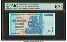 Zimbabwe Reserve Bank of Zimbabwe 100 Trillion Dollars 2008 Pick 91 PMG Superb Gem Unc 67 EPQ. 

HID09801242017