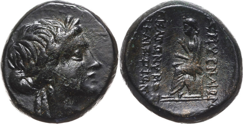 Greece, Ionia, Smyrna, Bronze, c. 145-85 BC
Grecja, Ionia, Smyrna, brąz, ok. 14...