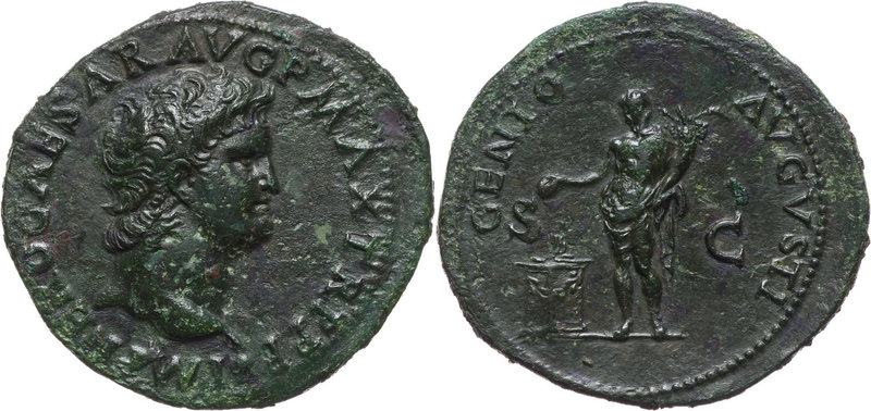 Roman Empire, Neron 54-68, As, Lugdunum
Cesarstwo Rzymskie, Neron 54-68, as, Lu...
