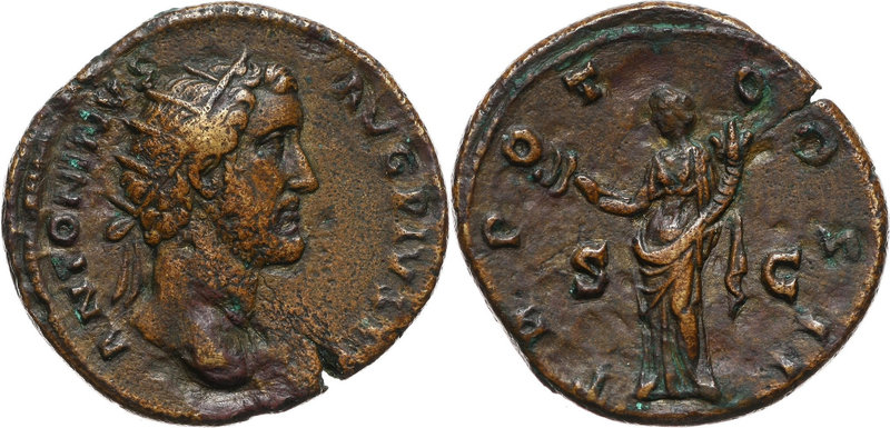 Roman Empire, Antoninus Pius 138-161, Dupondius, Rome
Cesarstwo Rzymskie, Anton...