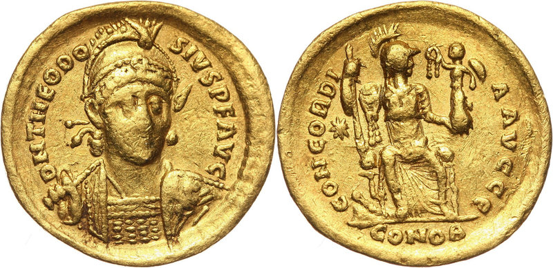 Roman Empire, Theodosius II 408-450, Solidus, Constantinople
Cesarstwo Rzymskie...