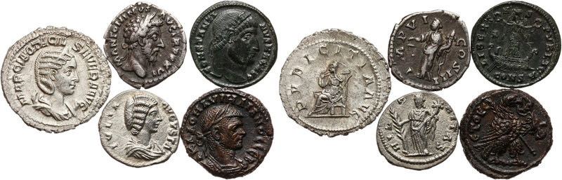 Roman Empire, lot 5 coins
Cesarstwo Rzymskie, zestaw 5 monet
 Otacilla Sewera,...