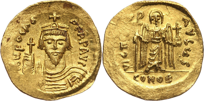 Byzantine Empire, Phokas 602-610, Solidus, Constantinople
Bizancjum, Fokas 602-...