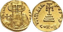 Byzantine Empire, Constans II 641-668, Solidus, Constantinople