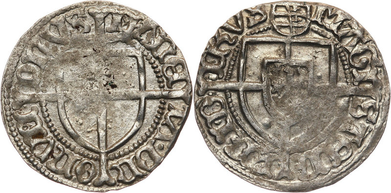 Zakon Krzyżacki, Fryderyk Saski 1498-1510, grosz
 Waga 1,40 g. Lekko niedobity....