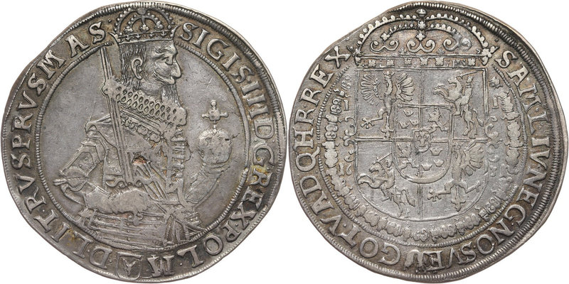 Zygmunt III Waza, talar 1631, Bydgoszcz
 Srebro 28,45 g. Ładna patyna, końcówka...