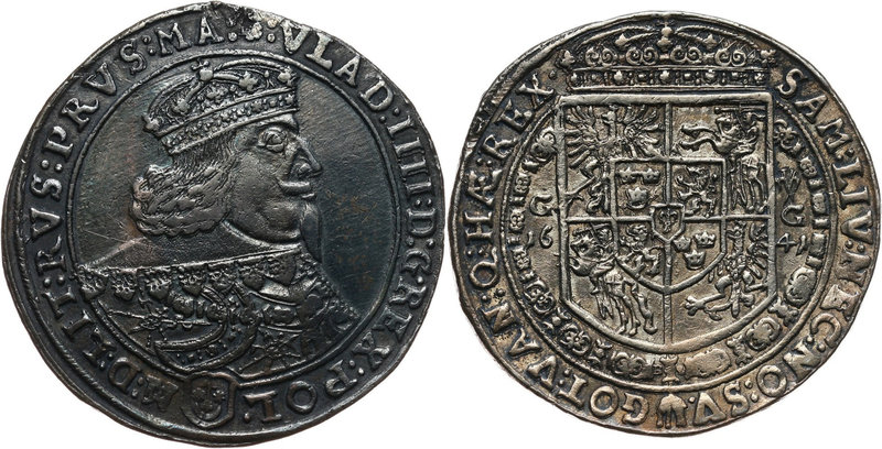 Władysław IV Waza, talar 1641 GG, Bydgoszcz
 Srebro 29,31 g; atrakcyjny egzempl...