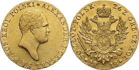 Królestwo Kongresowe, Aleksander I, 50 złotych 1818 IB, Warszawa
