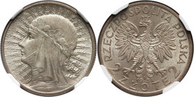 II RP, 2 złote 1934, Warszawa, głowa kobiety