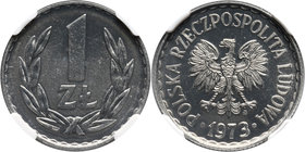 PRL, 1 złoty 1973, Prooflike
