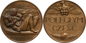 II RP, medal z 1920 roku, Poległym Cześć 1918-1920, Warszawa