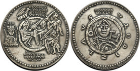PRL, Seria królewska PTAiN, medal, Władysław II Wygnaniec, SREBRO