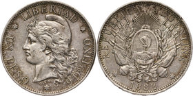 Argentina, Peso 1882