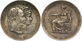 Austria, Franz Joseph I, 2 Gulden 1879, Vienna, 25th anniversary of wedding