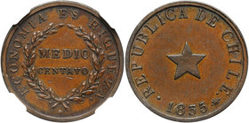 Chile, 1/2 Centavo 1835