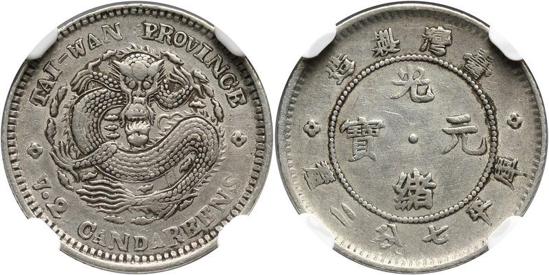 China, Taiwan, 10 Cents ND (1893-1894)
Chiny, Tajwan, 10 centów bez daty (1893-...