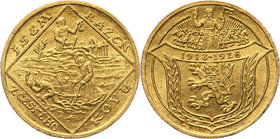 Czechoslovakia, 2 Ducats (medal) 1928, Kremnitz
