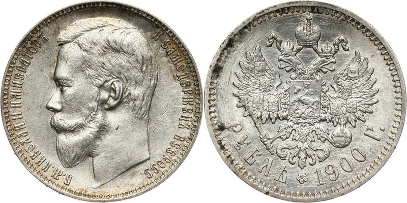 Russia, Nicholas II, Rouble 1900 (ФЗ), St. Petersburg
Rosja, Mikołaj II, rubel ...