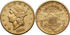 USA, 20 Dollars 1889 CC, Carson City