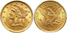 USA, 5 Dollars 1899, Philadelphia