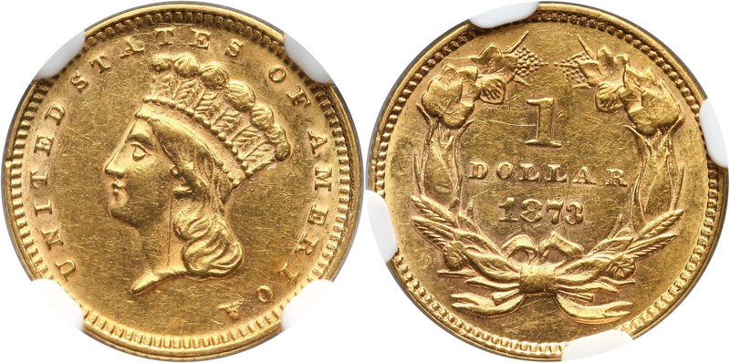 USA, Dollar 1873, Philadelphia
Stany Zjednoczone Ameryki, dolar 1873, Filadelfi...