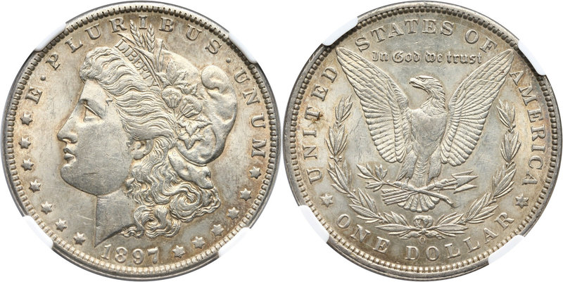 USA, Dollar 1897 O, New Orlean, Morgan
Stany Zjednoczone Ameryki, dolar 1897 O,...