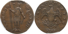 USA, Massachusetts, Cent 1788