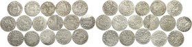 Switzerland, Luzern, Schaffhausen and Zug, 3 Kreuzer (1 Groschen), lot of 16 coins