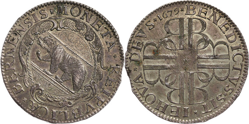 Switzerland, Bern, Taler 1679
Szwajcaria, Berno, talar 1679
 Silver 27,93 g. A...