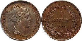 Venezuela, Centavo 1852 H, Heaton