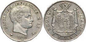 Italy, Kingdom of Napoleon I, 1 Lira 1808 M, Milan