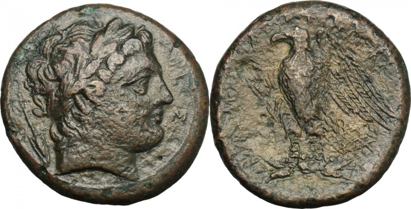 Sicily. Messana. The Mamertinoi. AE 264-241 BC. D/ Head of Ares right, laureate;...
